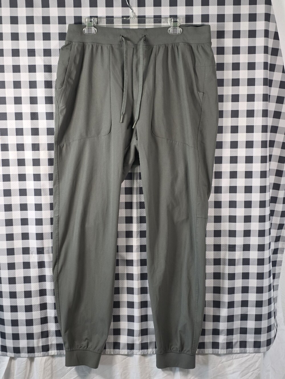 Lululemon ABC Jogger Men’s XL Gray Green Stretch Tapered Pants Golf